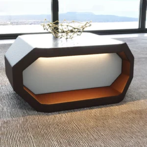 Büffelleder Couchtisch Aurora