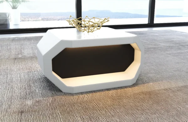 Büffelleder Couchtisch Aurora – Bild 10