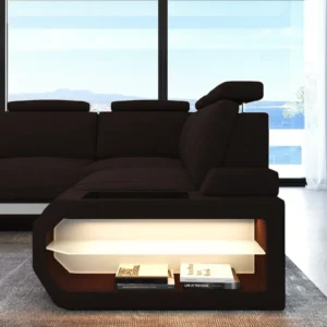 Webstoff Ecksofa Aurora L-Form M