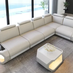 Kunstleder Ecksofa Aurora L-Form M