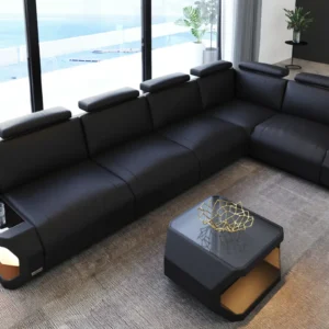 Kunstleder Ecksofa Aurora L-Form M