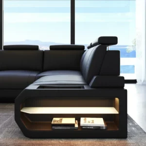 Kunstleder Ecksofa Aurora L-Form M