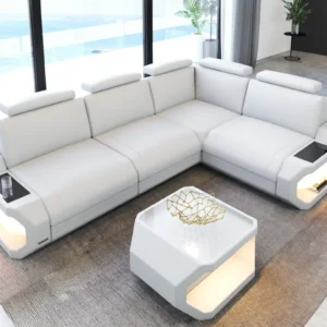Kunstleder Ecksofa Aurora L-Form S