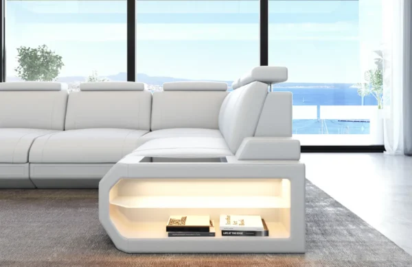 Kunstleder Ecksofa Aurora L-Form S – Bild 15