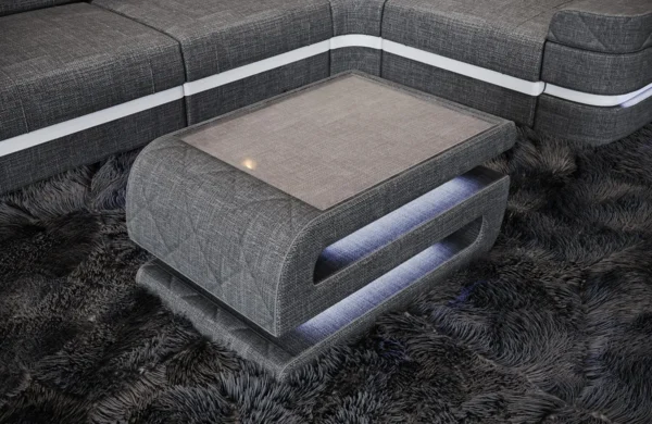 Webstoff Couchtisch Bellavita – Bild 3