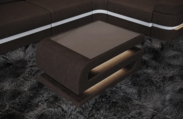 Webstoff Couchtisch Bellavita