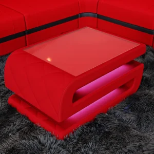 Mikrofaser Couchtisch Bellavita