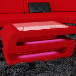 Mikrofaser Couchtisch Bellavita