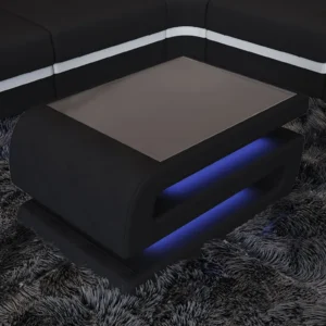 Mikrofaser Couchtisch Bellavita