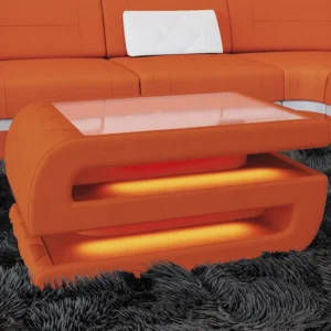 Mikrofaser Couchtisch Bellavita