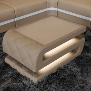 Echtleder Couchtisch Bellavita