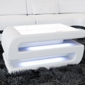 Echtleder Couchtisch Bellavita