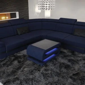 Mikrofaser Ecksofa Bellavita L-Form (Symmetrisch) M
