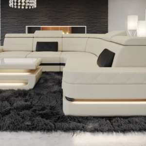Mikrofaser Ecksofa Bellavita L-Form (Symmetrisch) M