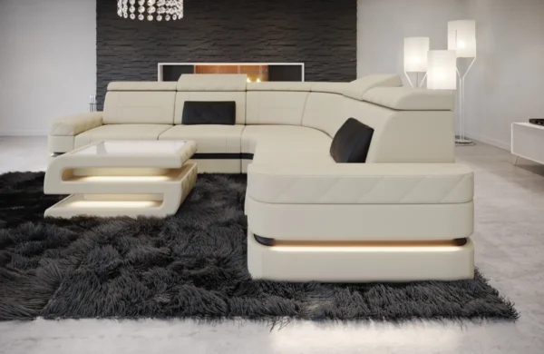 Mikrofaser Ecksofa Bellavita L-Form (Symmetrisch) M – Bild 8
