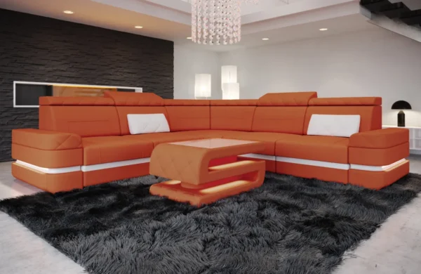 Mikrofaser Ecksofa Bellavita L-Form (Symmetrisch) M – Bild 12