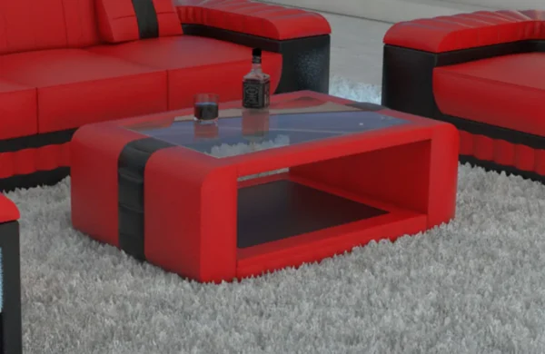 Kunstleder Couchtisch Belvedere – Bild 3