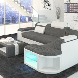 Webstoff Ecksofa Belvedere L-Form S