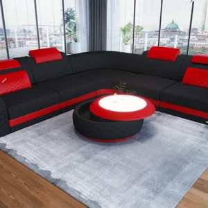 Mikrofaser Ecksofa Bravelia L-Form (Symmetrisch) M Mini