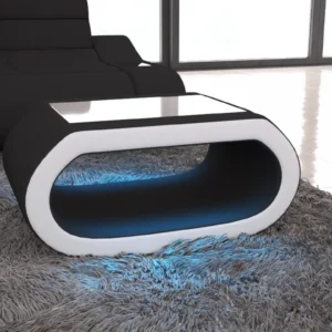 Mikrofaser Couchtisch Cosmo
