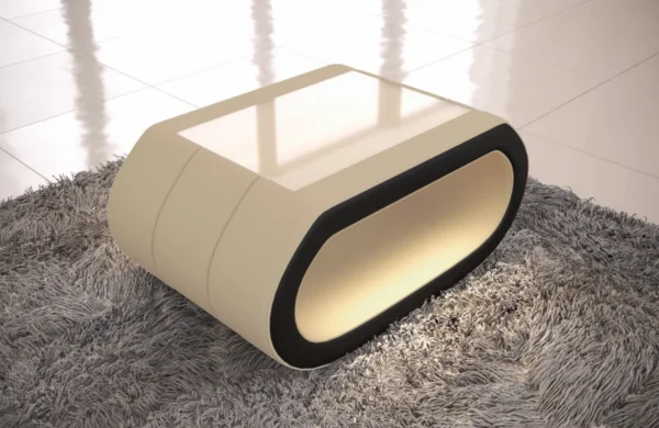 Mikrofaser Couchtisch Cosmo