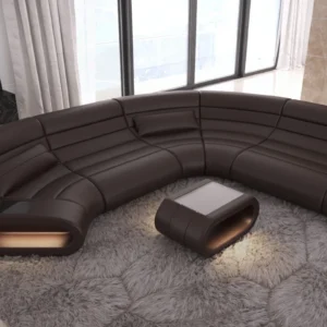 Büffelleder Wohnlandschaft Cosmo C-Form M