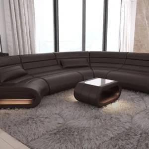 Büffelleder Wohnlandschaft Cosmo C-Form M