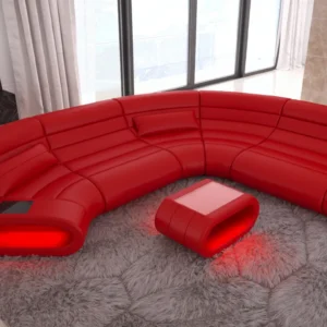 Büffelleder Wohnlandschaft Cosmo C-Form M