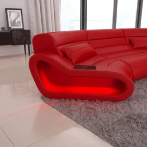 Büffelleder Wohnlandschaft Cosmo C-Form M