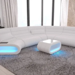 Büffelleder Wohnlandschaft Cosmo C-Form M