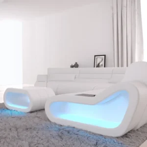 Büffelleder Wohnlandschaft Cosmo C-Form M