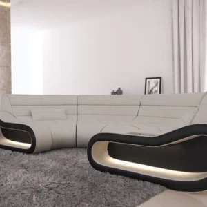 Webstoff Wohnlandschaft Cosmo C-Form (Symmetrisch) S