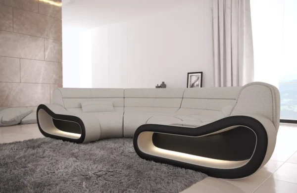 Webstoff Wohnlandschaft Cosmo C-Form (Symmetrisch) S – Bild 5