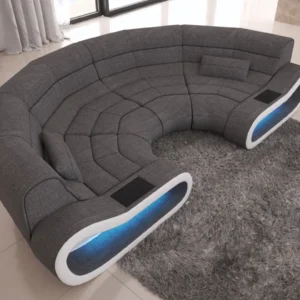 Webstoff Wohnlandschaft Cosmo C-Form (Symmetrisch) S