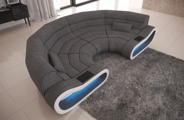 Webstoff Wohnlandschaft Cosmo C-Form (Symmetrisch) S – Bild 10