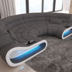 Webstoff Wohnlandschaft Cosmo C-Form (Symmetrisch) S