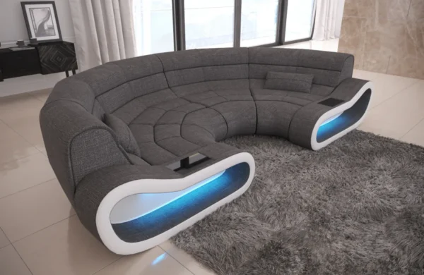 Webstoff Wohnlandschaft Cosmo C-Form (Symmetrisch) S – Bild 12