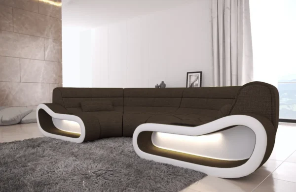 Webstoff Wohnlandschaft Cosmo C-Form (Symmetrisch) S – Bild 8