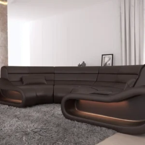 Echtleder Wohnlandschaft Cosmo C-Form (Symmetrisch) S