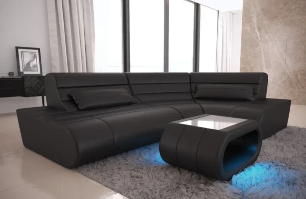 Kunstleder Ecksofa Cosmo L-Form XS – Bild 8