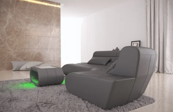 Kunstleder Ecksofa Cosmo L-Form XS – Bild 14
