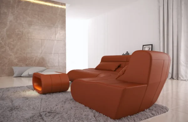 Kunstleder Ecksofa Cosmo L-Form XS – Bild 18