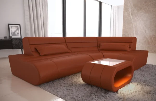 Kunstleder Ecksofa Cosmo L-Form XS – Bild 20