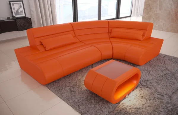 Kunstleder Ecksofa Cosmo L-Form XS – Bild 25