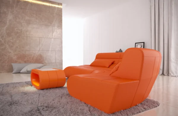 Kunstleder Ecksofa Cosmo L-Form XS – Bild 26
