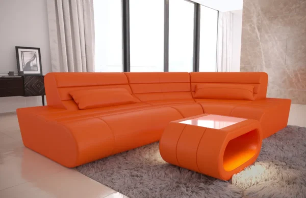 Kunstleder Ecksofa Cosmo L-Form XS – Bild 28