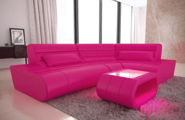 Kunstleder Ecksofa Cosmo L-Form XS – Bild 4