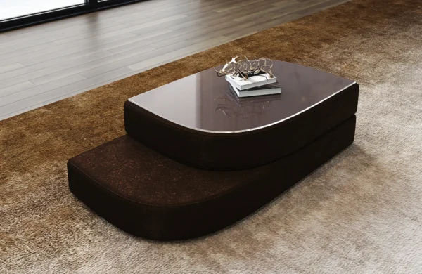 Samtstoff Couchtisch Dion