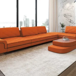 Wildlederoptik Ecksofa Dion L-Form M