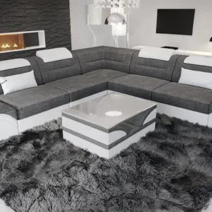 Webstoff Ecksofa Eterno L-Form (Symmetrisch) M Mini